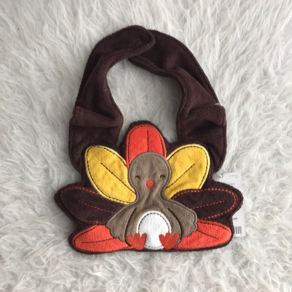 NWOT! Carters Turkey baby bib 🦃